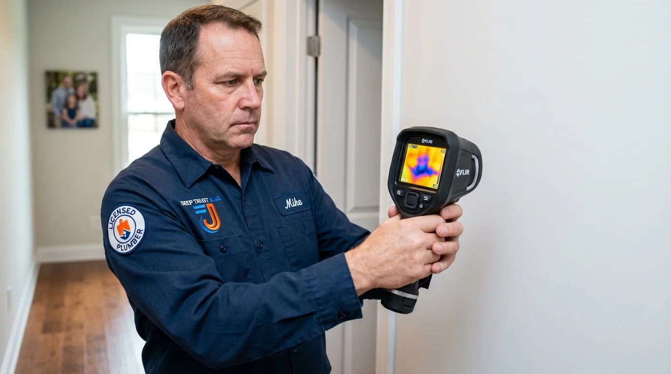 Thermal imaging leak detection by Johns Plumbing LLC in Fajardo